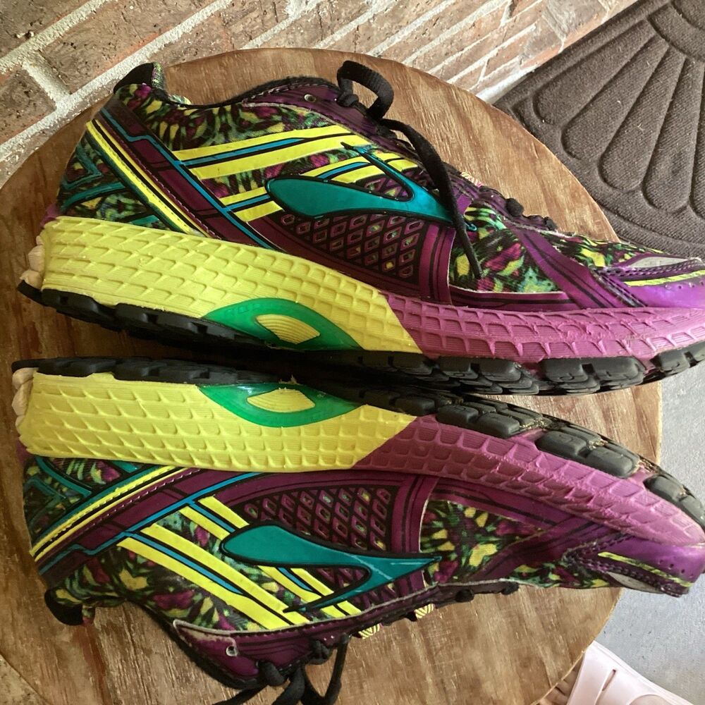 Brooks Adrenaline GTS 15 Size 8 Kaleidoscope Stability Running Sneaker Shoe - Picture 5 of 12